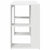 Desk with Storage White 130 x 50.5 x 75 cm Engineered Wood