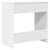 Desk with Shelf White 77.5 x 43 x 79 cm Engineered Wood