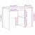 Desk with Shelf White 102 x 50 x 75 cm Engineered Wood