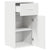Sideboard with Drawer White 38 x 34.5 x 75 cm Engineered wood