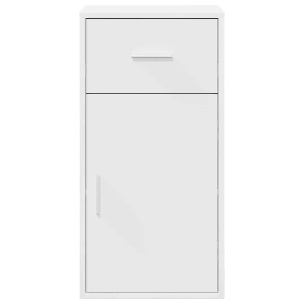Sideboard with Drawer White 38 x 34.5 x 75 cm Engineered wood