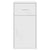Sideboard with Drawer White 38 x 34.5 x 75 cm Engineered wood