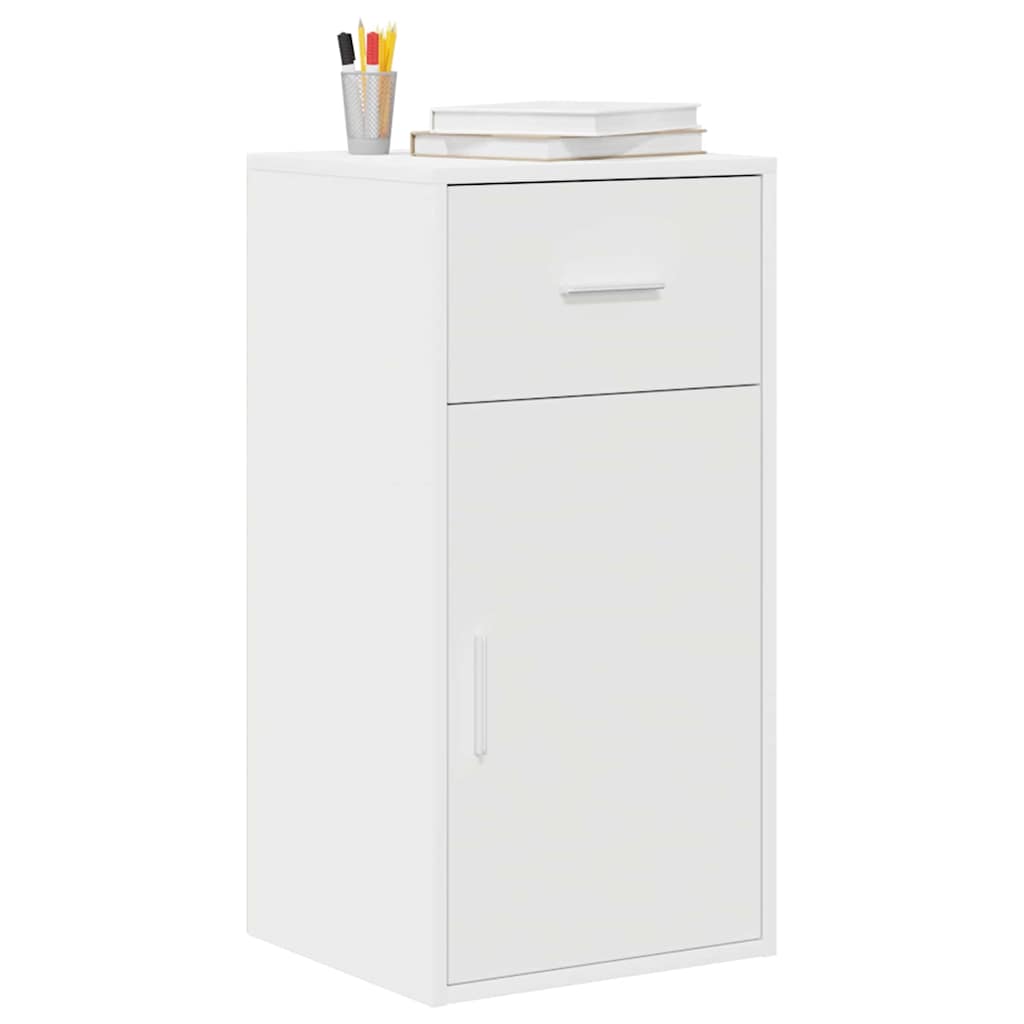 Sideboard with Drawer White 38 x 34.5 x 75 cm Engineered wood