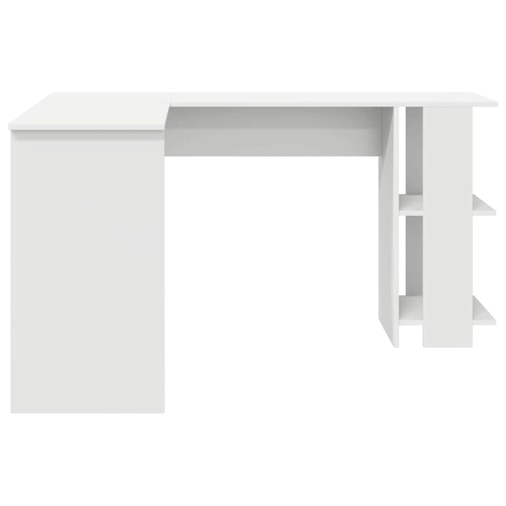 Corner Desk White 140 x 113,5 x 75 cm Engineered Wood
