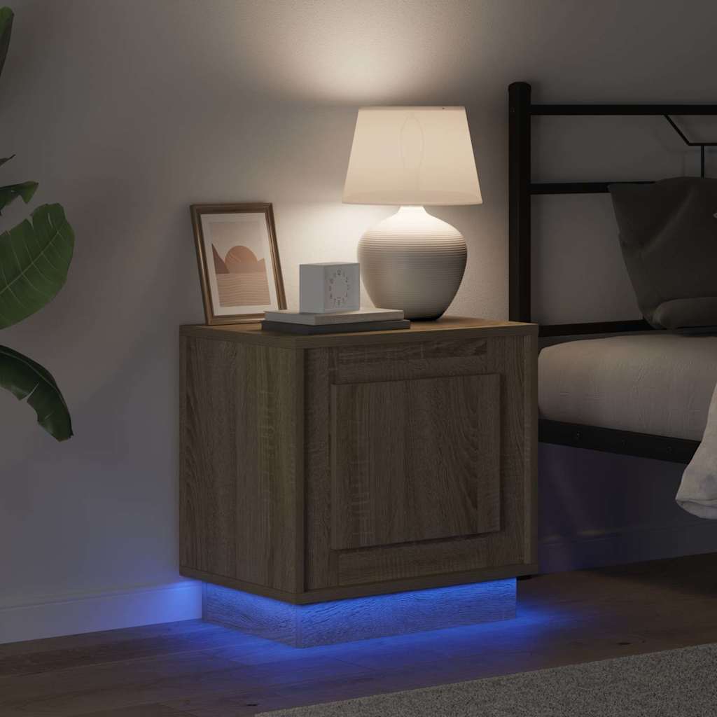 Bedside Cabinet 2 pcs Sonoma Oak 44 x 34,5 x 45 cm