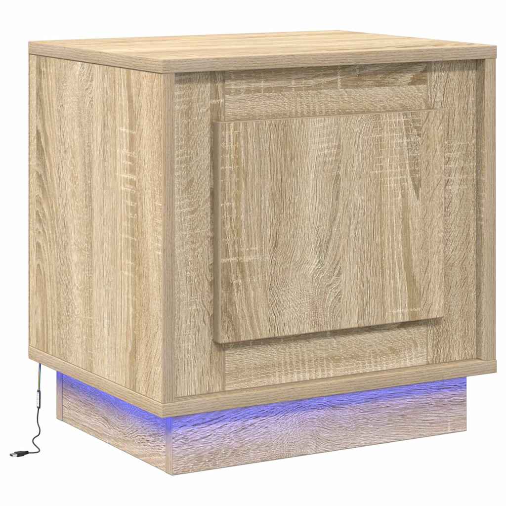 Bedside Cabinet 2 pcs Sonoma Oak 44 x 34,5 x 45 cm