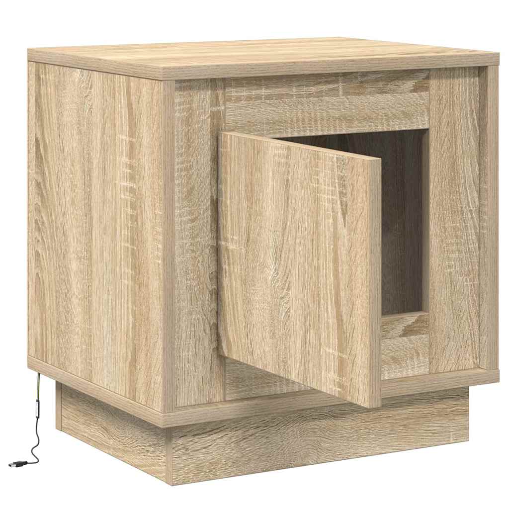 Bedside Cabinet 2 pcs Sonoma Oak 44 x 34,5 x 45 cm