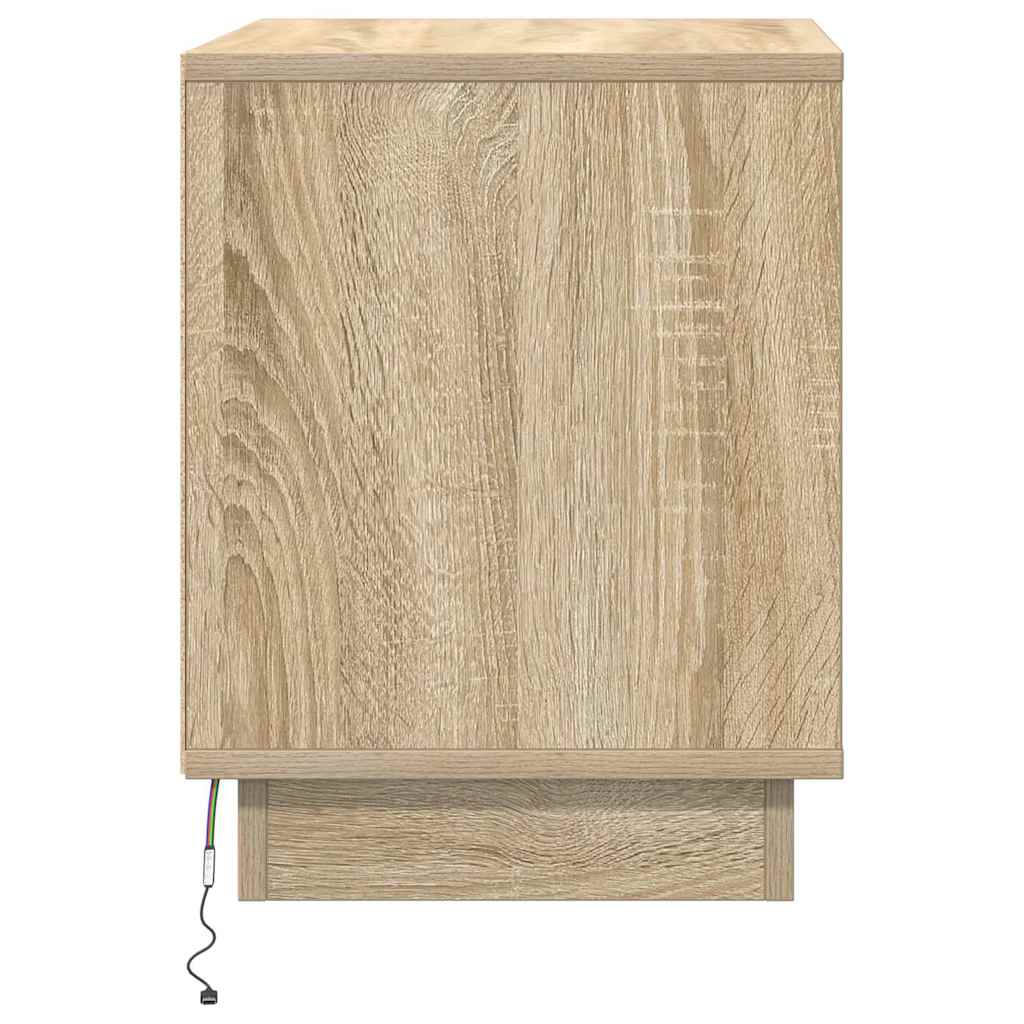 Bedside Cabinet 2 pcs Sonoma Oak 44 x 34,5 x 45 cm