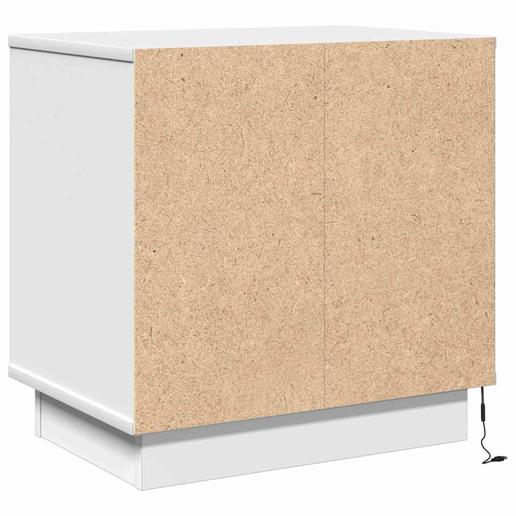 Bedside Cabinet 2 pcs White 50 x 34,5 x 50 cm. Engineered wood