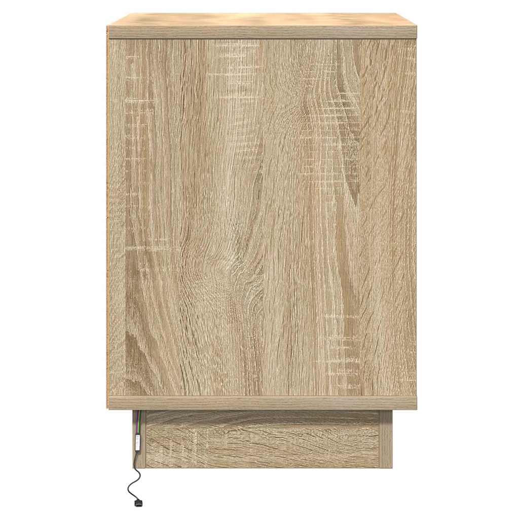 Bedside Cabinet 2 pcs Sonoma Oak 39 x 34,5 x 50 cm