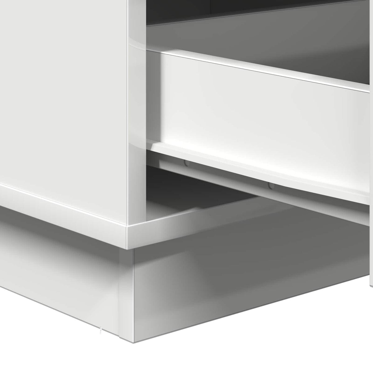 Bedside Cabinet White 39 x 34,5 x 65 cm Engineered wood