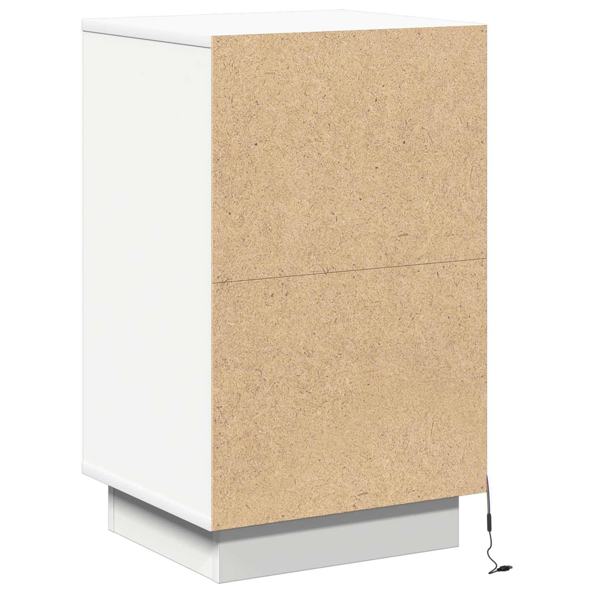 Bedside Cabinet White 39 x 34,5 x 65 cm Engineered wood