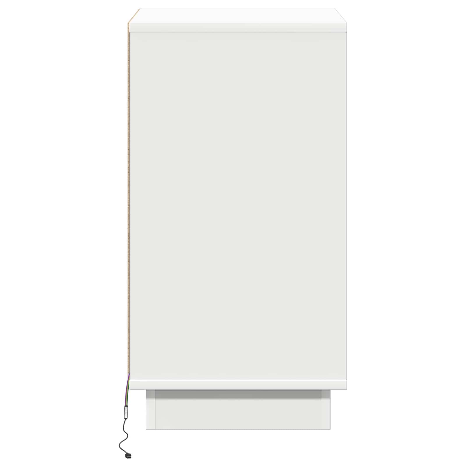 Bedside Cabinet White 39 x 34,5 x 65 cm Engineered wood