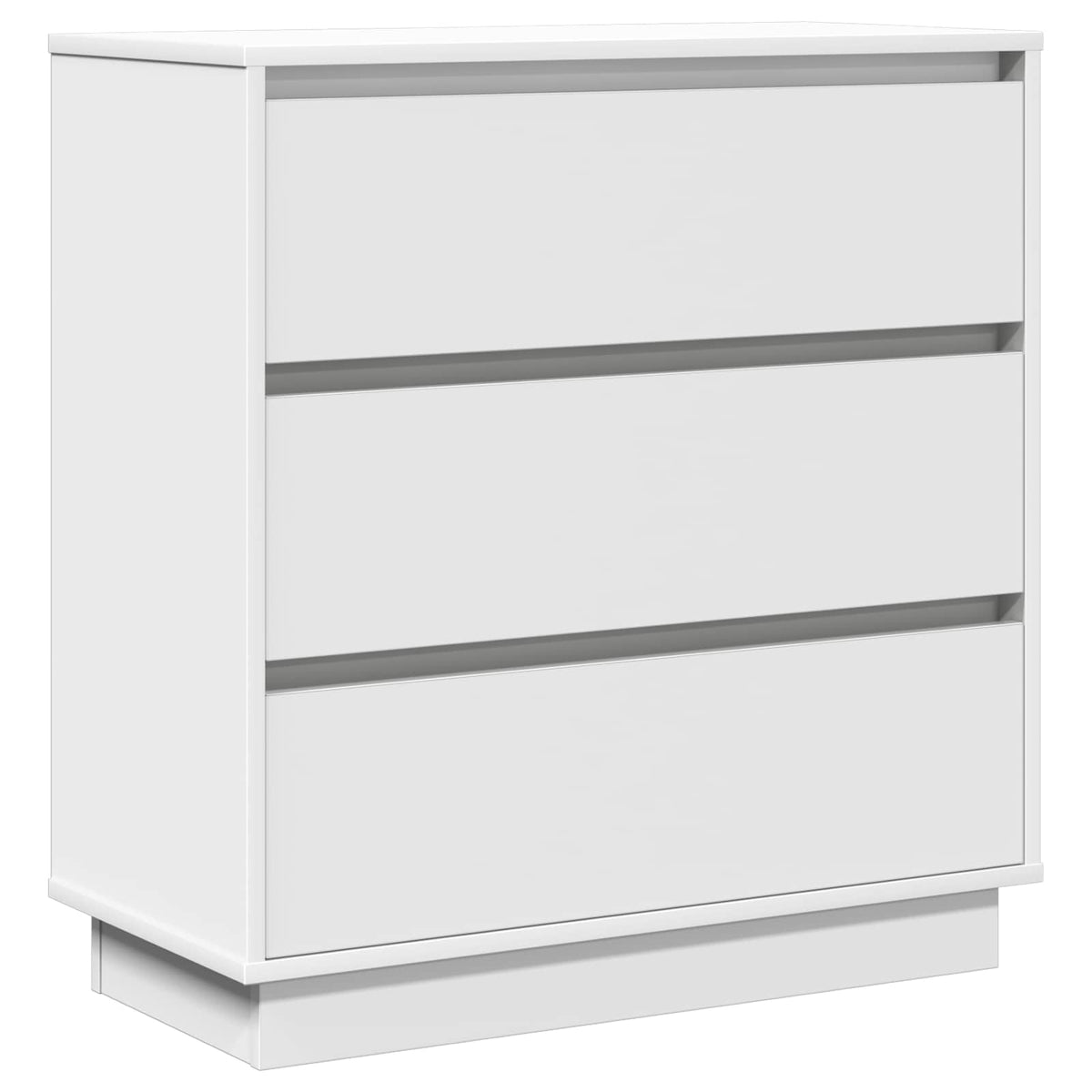 Bedside Cabinet White 71 x 34,5 x 75 cm Engineered wood