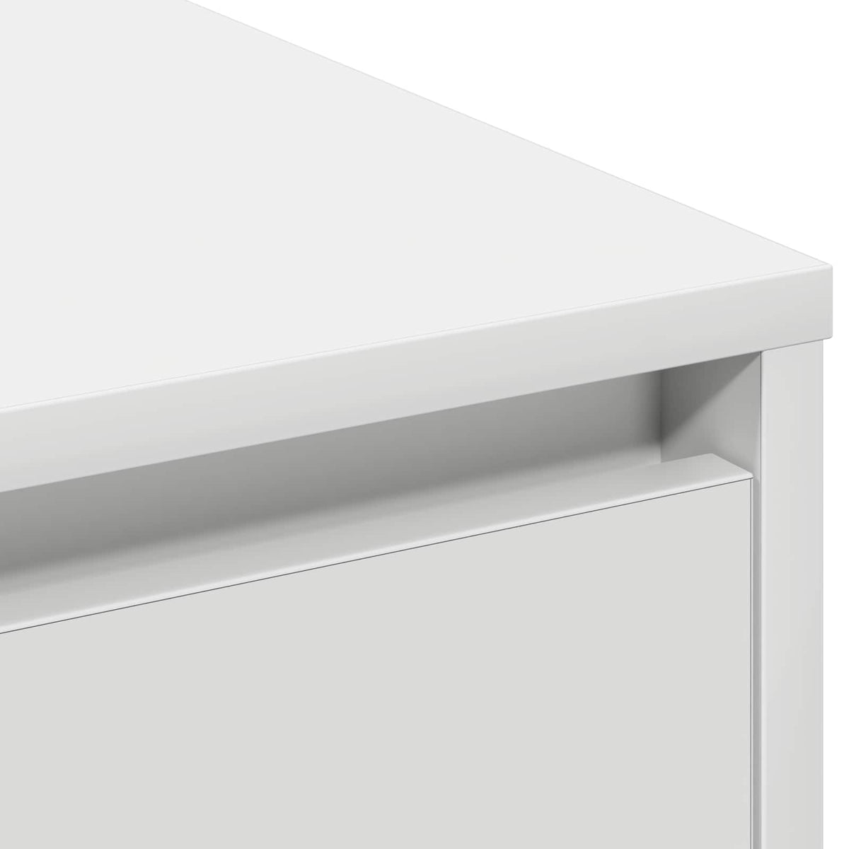 LED Sideboard for White 71 x 34,5 x 75 cm Engineered Wood