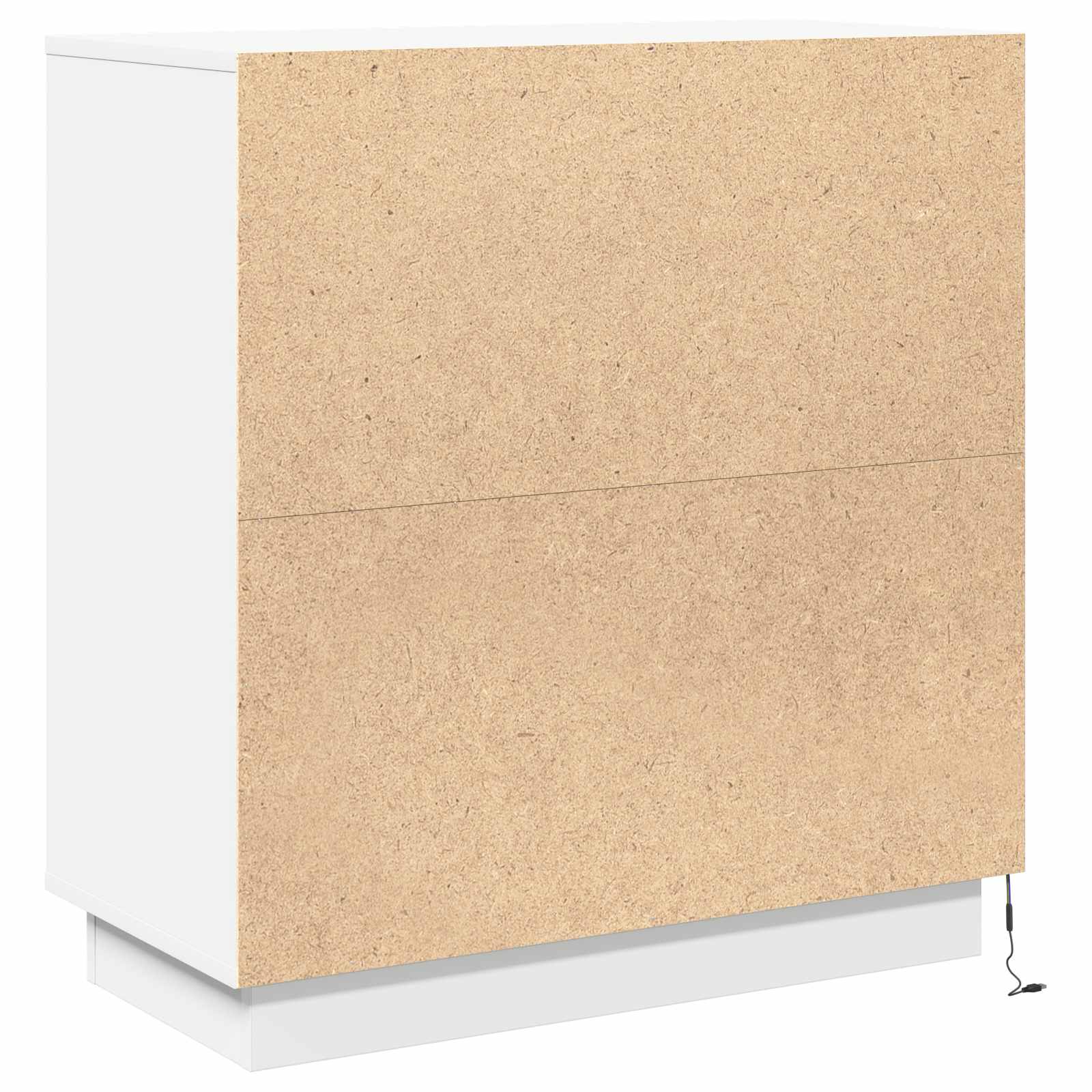 LED Sideboard for White 71 x 34,5 x 75 cm Engineered Wood