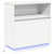 Sideboard with LED White 71 x 34.5 x 75 cm Engineered wood