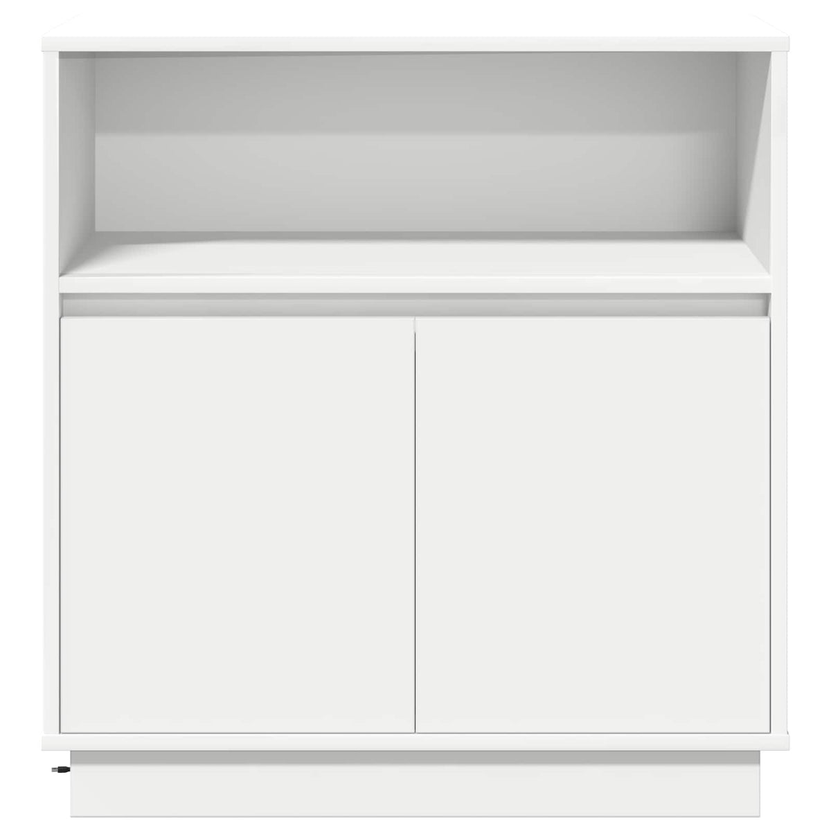 LED Sideboard White 71 x 34,5 x 75 cm Engineered Wood