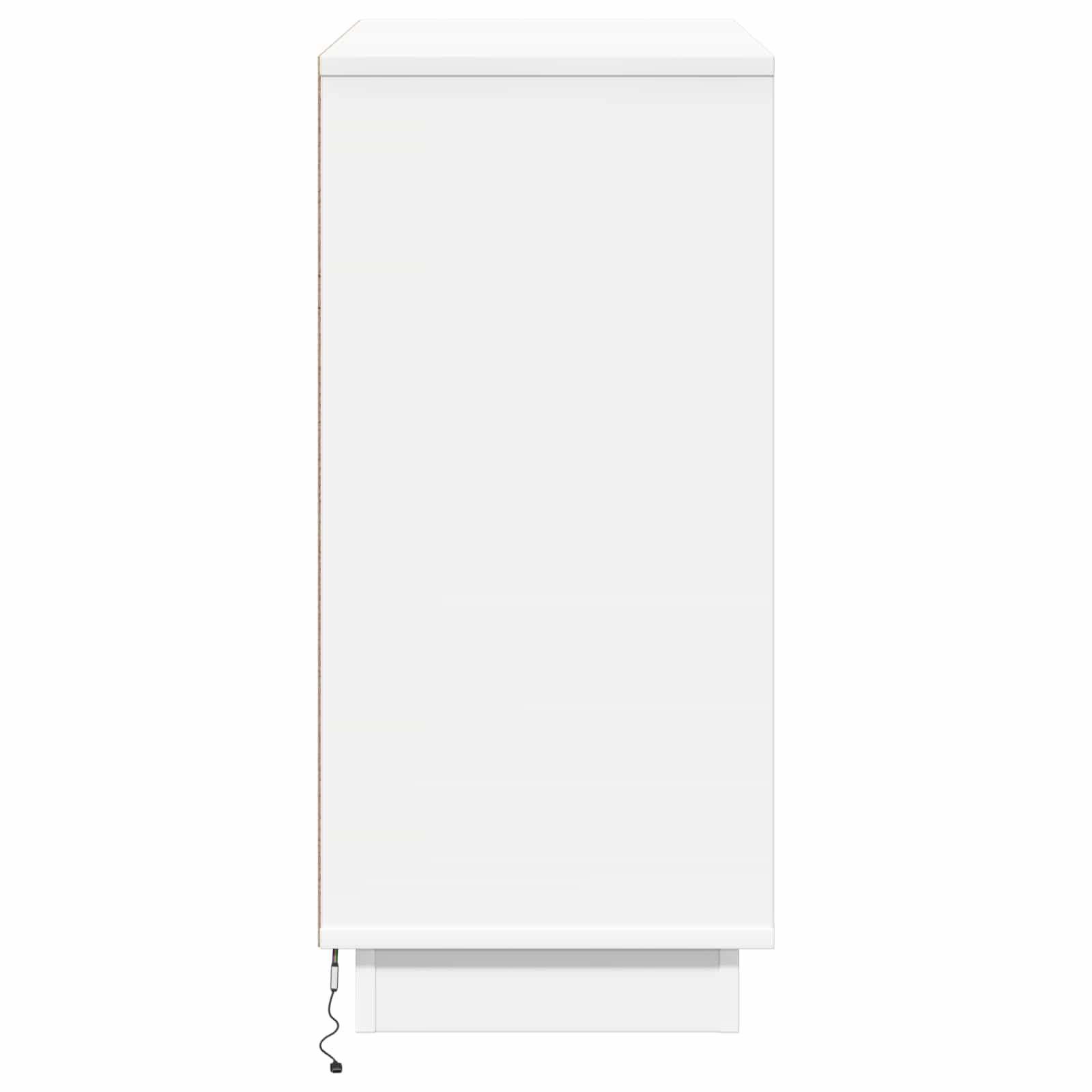 LED Sideboard White 71 x 34,5 x 75 cm Engineered Wood