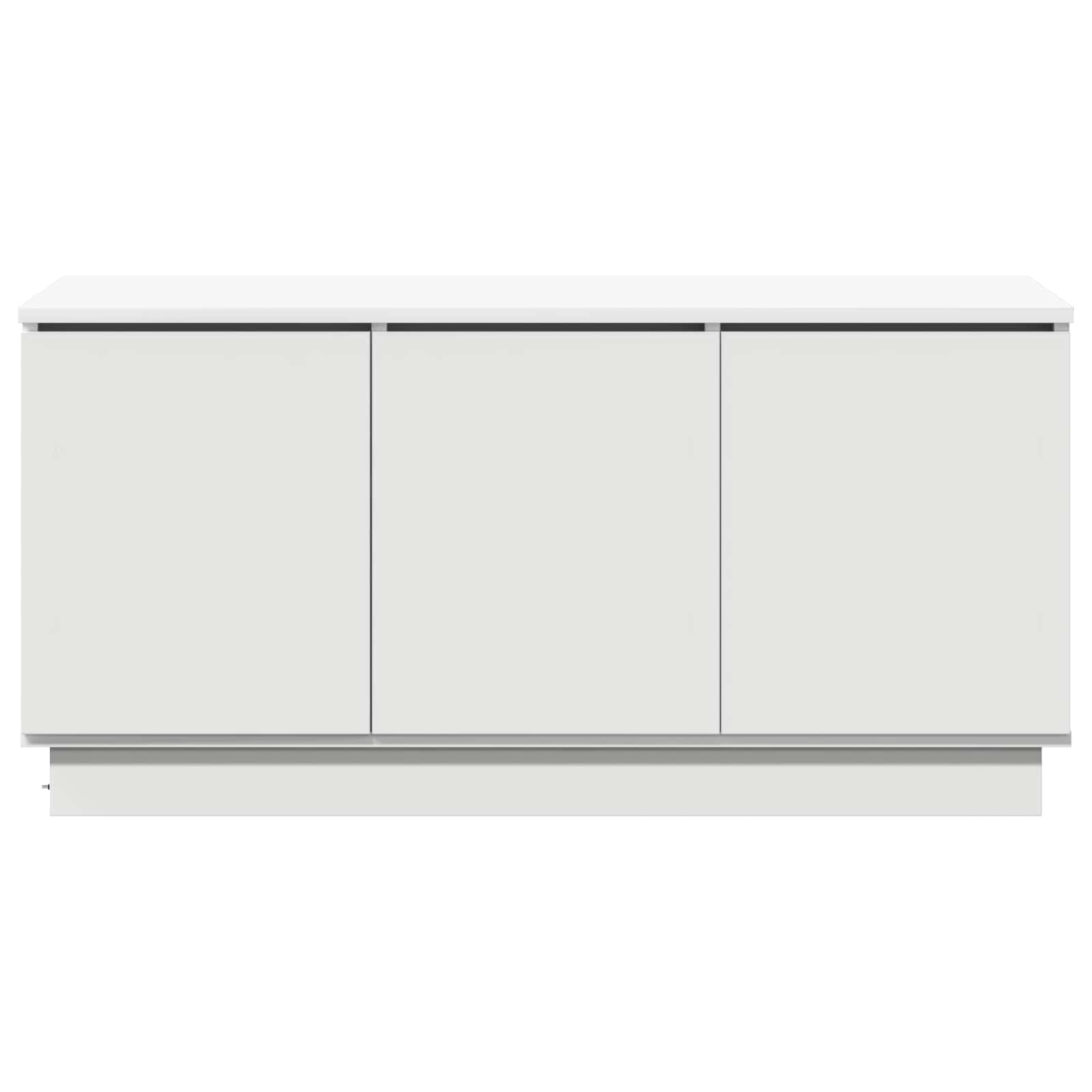 TV Cabinet 100 x 38 x 49 cm White Engineered Wood