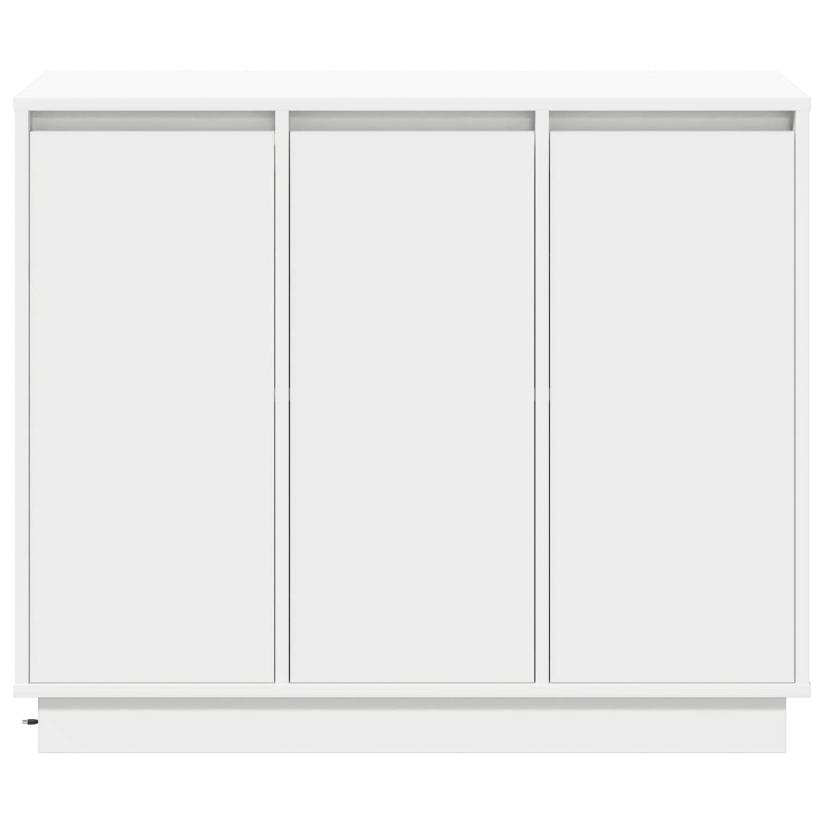 LED Sideboard White 90 x 32 x 75 cm Engineered Wood