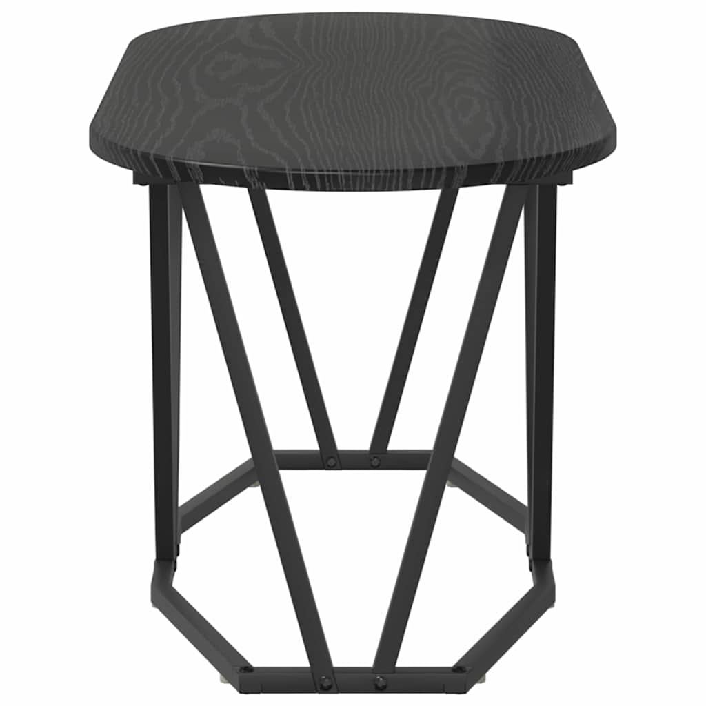 Coffee Table Black Oak 80 x 40 x 40.5 cm