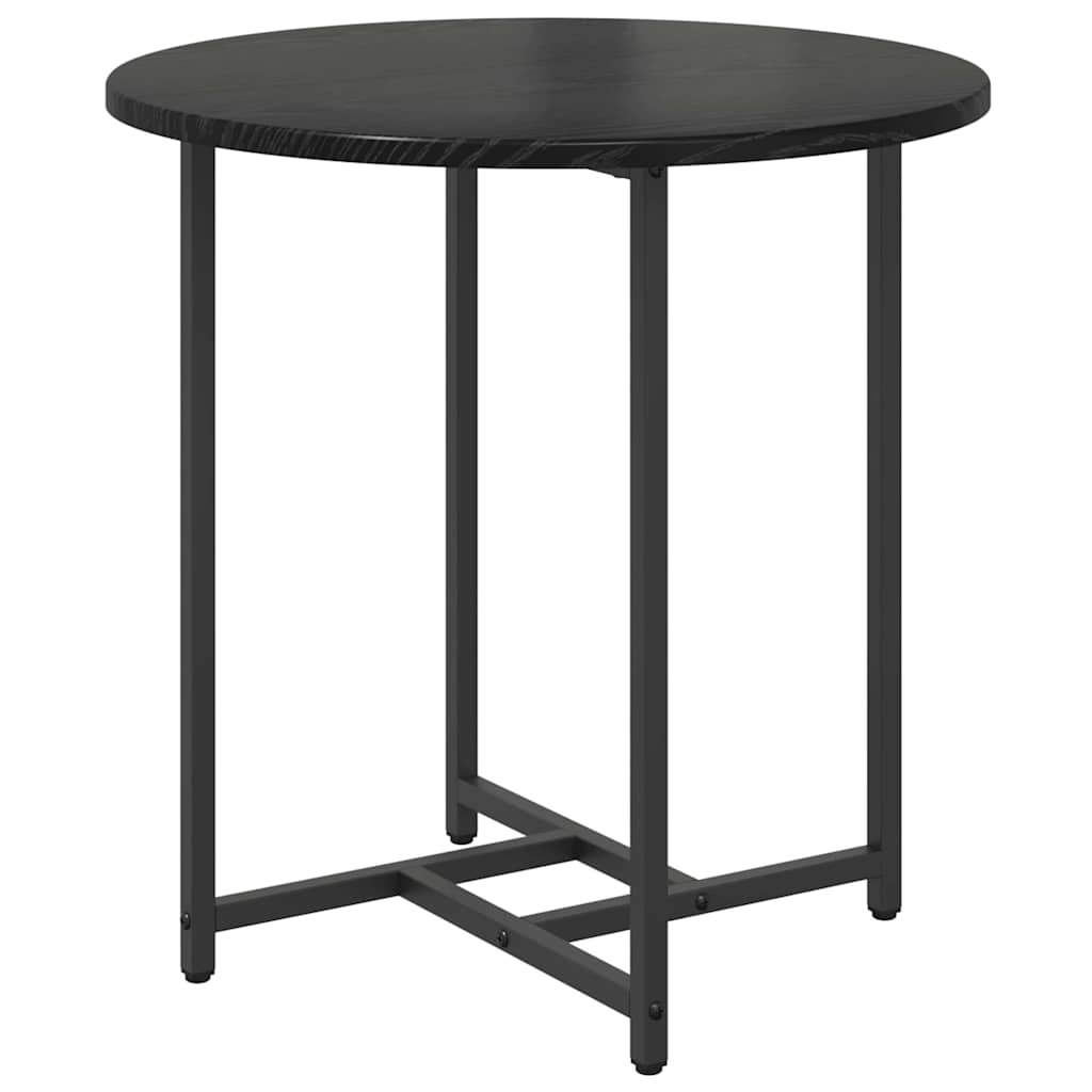 Side Table Set 2 pcs Black Oak