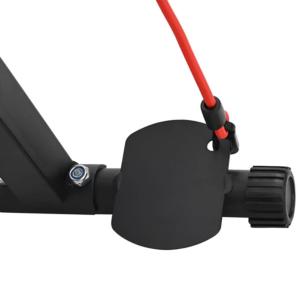 Weight Bench Manual Black 131 x 41 x 100 cm Powder-Coated Steel