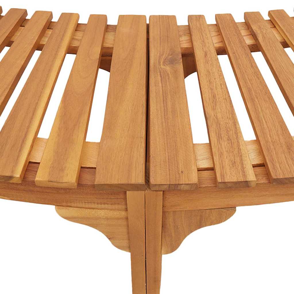 Hot Tub Surround Half-Round Brown 272 x 120 x 55,5 cm