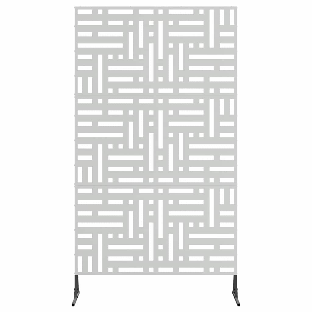 Privacy Screen 100 x 50 x 180 cm Galvanised Steel Silver