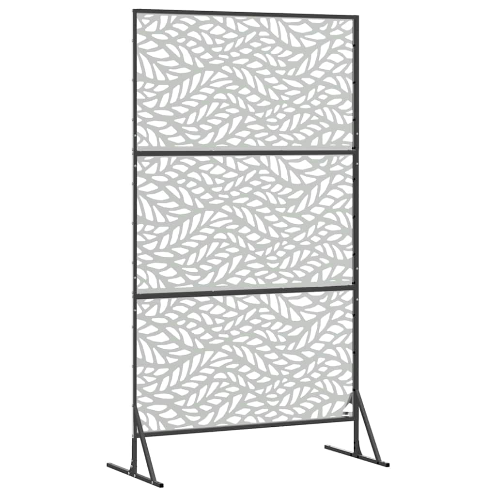 Privacy Screen 100 x 50 x 180 cm Galvanised Steel Silver