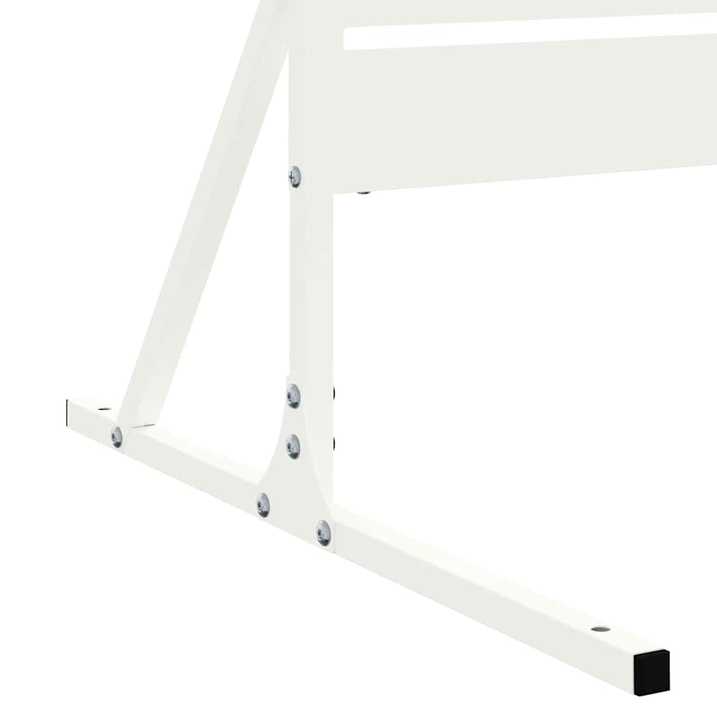 Privacy Screen 100 x 50 x 180 cm Steel White