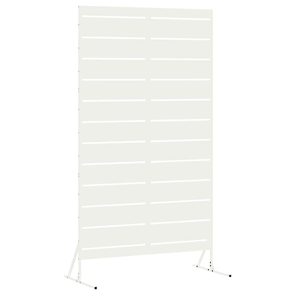 Privacy Screen 100 x 50 x 180 cm Steel White