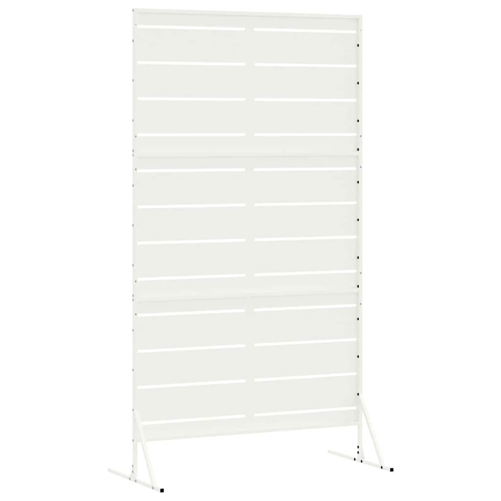 Privacy Screen 100 x 50 x 180 cm Steel White