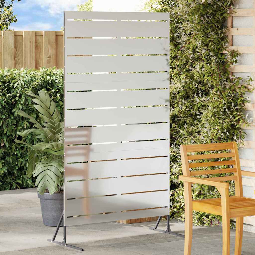 Privacy Screen 100 x 50 x 180 cm Galvanised Steel Silver