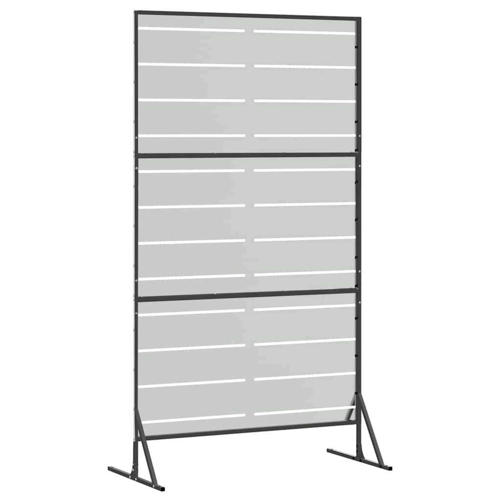 Privacy Screen 100 x 50 x 180 cm Galvanised Steel Silver