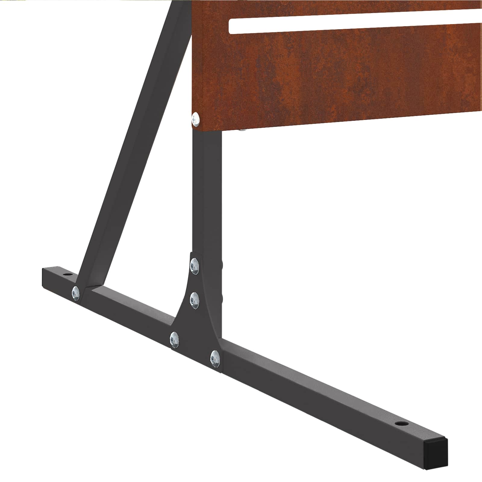 Privacy Screen Grey 100 x 50 x 180 cm Weathering Steel