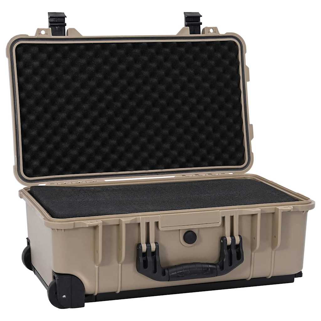 Hard Luggage Case Sand 56 x 35 x 23 cm Polypropylene and ABS