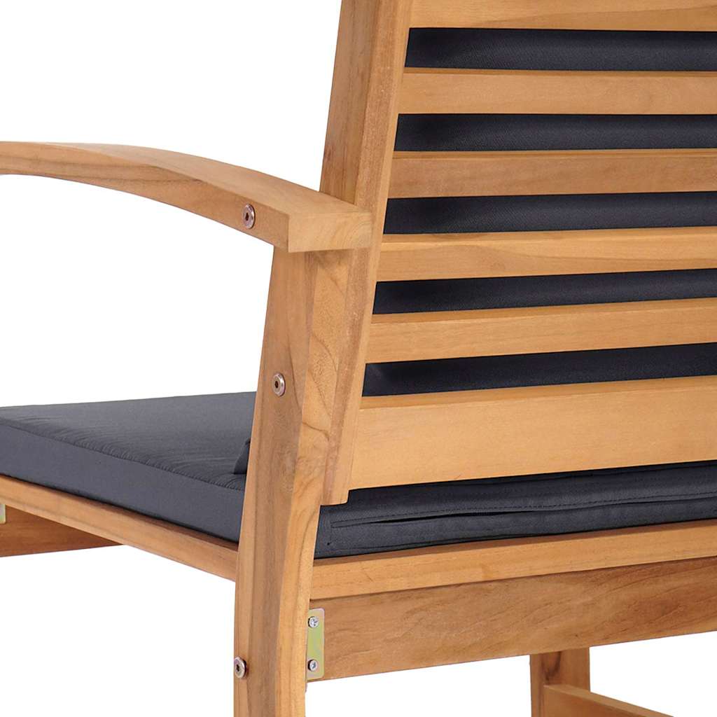 Garden Sofa Set 2 pcs Natural Solid teak wood