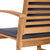 Garden Sofa Set 2 pcs Natural Solid teak wood