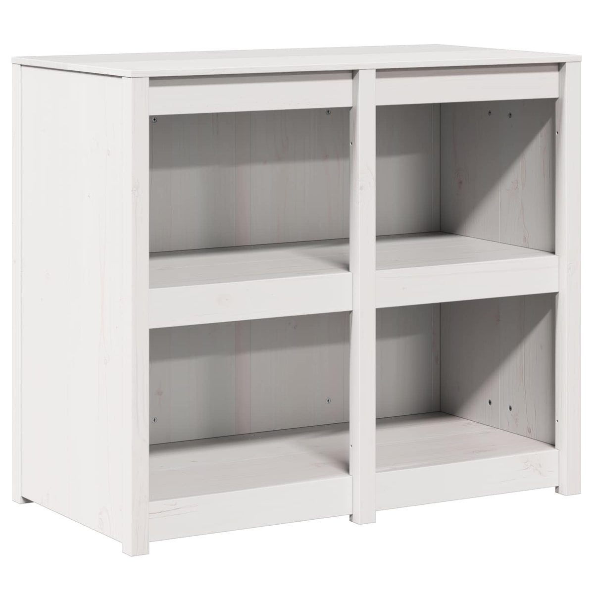 Kitchen Cabinet with Shelf MEPPEL Warm White 106 x 55 x 92 cm