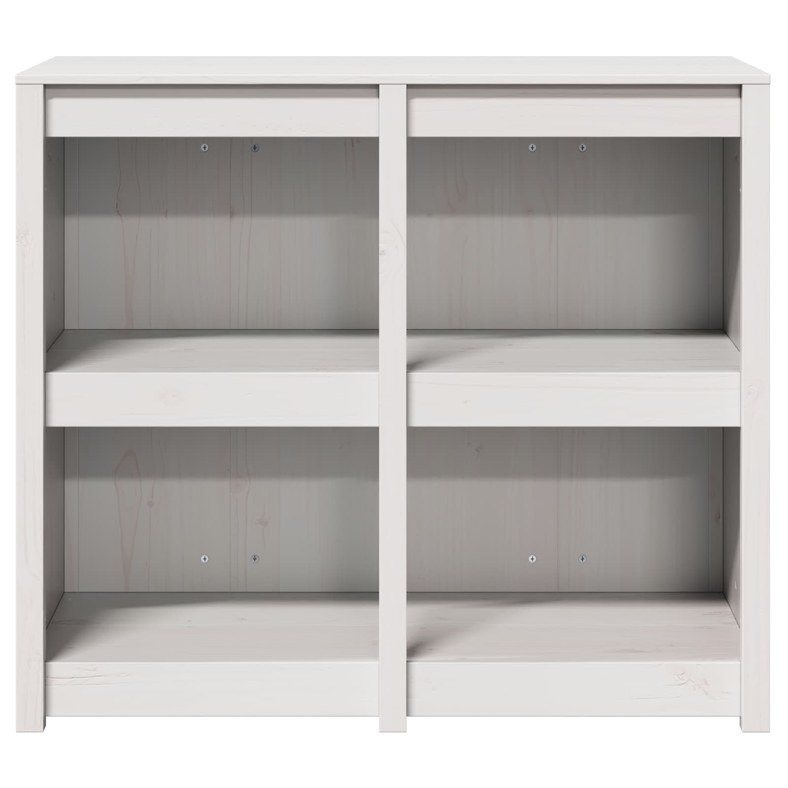 Kitchen Cabinet with Shelf MEPPEL Warm White 106 x 55 x 92 cm