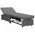Sofa Bed Dark grey 194 x 67 x 37 cm Fabric