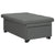 Sofa Bed Dark grey 194 x 67 x 37 cm Fabric