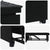 Sofa Bed Black 67 x 194 x 38 cm Velvet