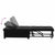 Sofa Bed Black 67 x 194 x 38 cm Velvet