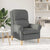 Armchair Dark grey 76 x 94 x 102 cm Fabric