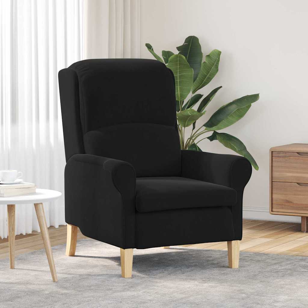 Armchair Black 76 x 94 x 102 cm Velvet