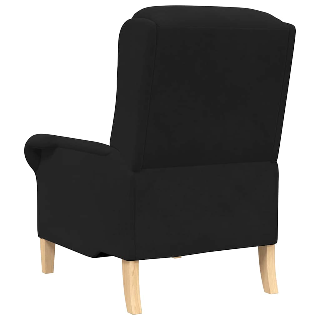 Armchair Black 76 x 94 x 102 cm Velvet