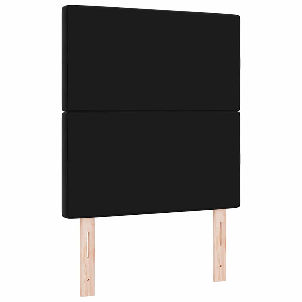 Headboard Black 80 cm Velvet